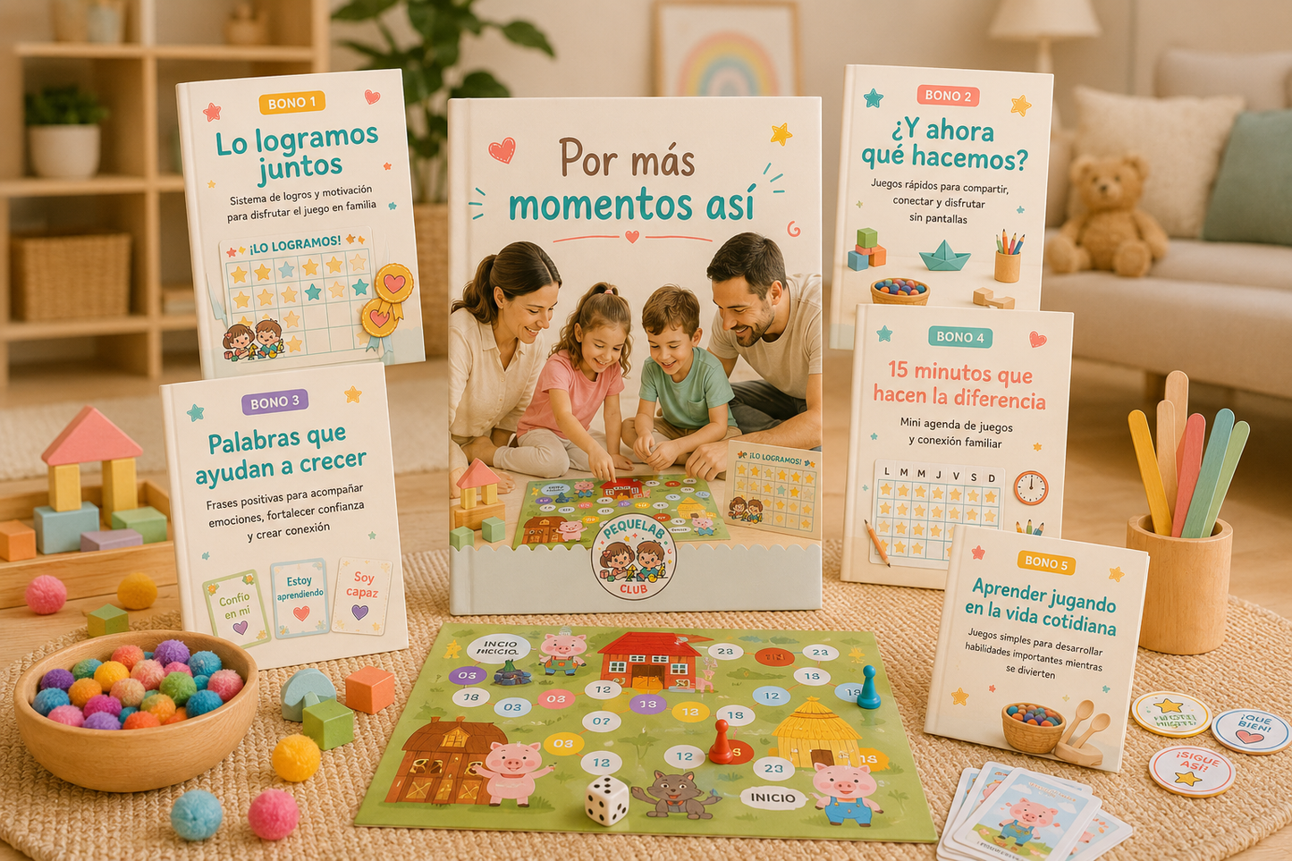 KIT Aprender Jugando + 6 BONOS + MÁS DE 31 juegos imprimibles para peques de 3 a 6 años